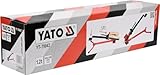 Yato Profi Manueller Holzspalter für Fußbetrieb, 1,2 Tonnen, liegende Ausführung, bis 430mm, mechanischer Holzspalter