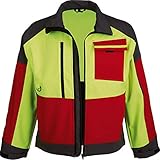 SWS Forst Softshelljacke Forstjacke Wetterschutzjacke Forest Jack Red rot gelb grau