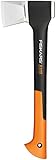 Fiskars Spaltaxt, Inklusive Klingen- und Transportschutz, Länge 44 cm, Antihaftbeschichtet, Hochwertige Stahl-Klinge/Glasfaserverstärkter Kunststoff-Stiel, Schwarz/Orange, X11–S, 1,1 kg, 1015640